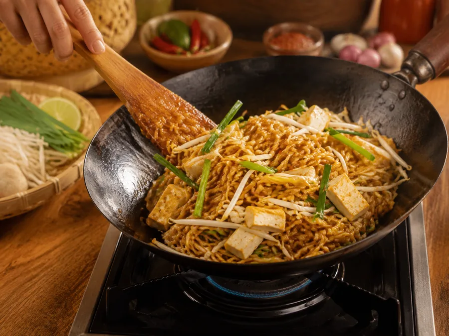 Fold in fresh vegetables